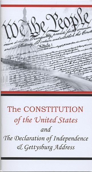 THE POCKET CONSTITUTION OF THE UNITED STATES OF AMERICA: US Constitution  Book, Bill of Rights and Declaration of Independence Travel Size